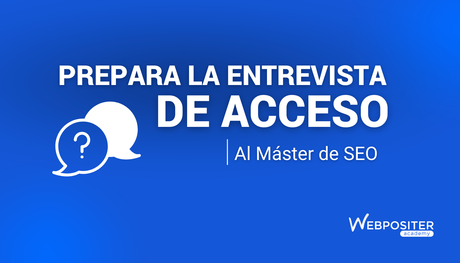 acceso máster de SEO
